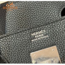 HERMES 原單  黑色   鉑金包Brikin 30cm 進口togo皮  蜜蠟線 全鋼鍍K金五金