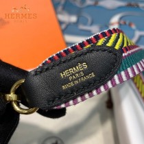 HERMES  窄版布織帶肩帶 長度可選