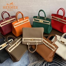 HERMES 原單  丛林绿   鉑金包Brikin 30cm 進口togo皮  蜜蠟線 全鋼鍍K金五金