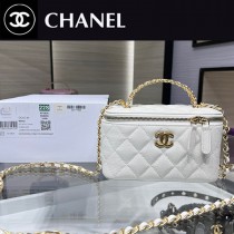 Chanel AP2199Y-05  香奈兒原單手提化妝小盒子 小型收納盒