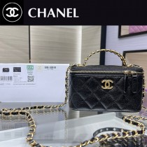 Chanel AP2199Y-02  香奈兒原單手提化妝小盒子 小型收納盒