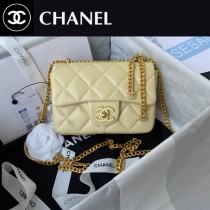 Chanel AS3113-02  香奈兒原單 最新款 琺瑯扣系列 配經典小羊皮