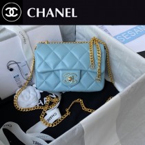 Chanel AS3113-03  香奈兒原單 最新款 琺瑯扣系列 配經典小羊皮