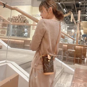 原單 M80874老花 中古包系列 迷你雪糕圓筒 2022最新款