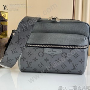 M30830  LV原單新款OUTDOOR 郵差包銀色限量版