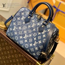 M59609 LV原單牛仔藍 Speedy Bandouliere 25 手袋