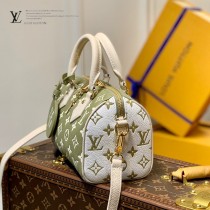 M46118原單 Speedy Bandouliere 20 手袋取材 Monogram Empreinte 牛皮革