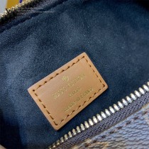 M46311大月亮包 經典老花配黃花 Lv marel 中古包
