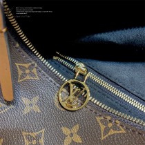 M46311大月亮包 經典老花配黃花 Lv marel 中古包