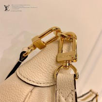 原單M46099奶白 Bagatelle BB 手袋令 Monogram 圖案歷經印花和壓印工藝