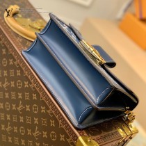 M59631藍色牛仔Dauphine 中號手袋LV原單新款經典logo牛仔布