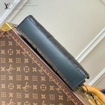 原單M59960黑色壓花 全新 Sac Plat Cross 手袋
