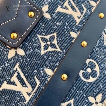 M59717藍色牛仔全鋼五金LV原單新款 Petite Malle 盒子包