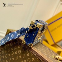 M59717藍色牛仔全鋼五金LV原單新款 Petite Malle 盒子包