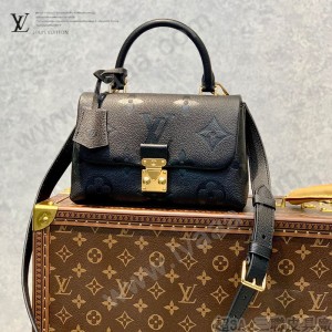 M45976-02  LV原單新款Madeleine中號壓花手提斜背包