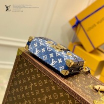 M59717藍色牛仔全鋼五金LV原單新款 Petite Malle 盒子包