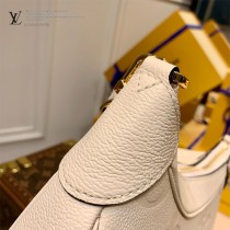 原單M46099奶白 Bagatelle BB 手袋令 Monogram 圖案歷經印花和壓印工藝