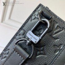 原單M59960黑色壓花 全新 Sac Plat Cross 手袋