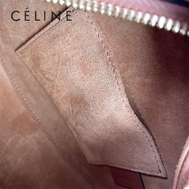 198603-02   CELINE賽琳 原單CUIR TRIOMPHE 光滑牛皮革橢圓形手袋月餅包