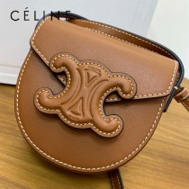 CELINE賽琳  原單新品上線Cuir Besace迷你馬鞍包 迷你尺寸