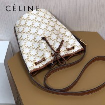 191142-02  CELINE 賽琳原單TRIOMPHE 印花抽繩包水桶包