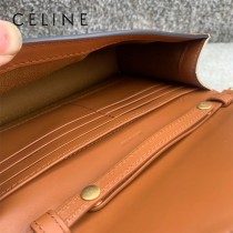 10H422-02  CELINE賽琳 原單MAILLON TRIOMPHE 標誌印花羊皮革鏈條錢包