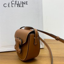 CELINE賽琳  原單新品上線Cuir Besace迷你馬鞍包 迷你尺寸