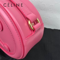 198603-02   CELINE賽琳 原單CUIR TRIOMPHE 光滑牛皮革橢圓形手袋月餅包