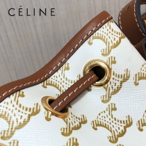 191142-02  CELINE 賽琳原單TRIOMPHE 印花抽繩包水桶包