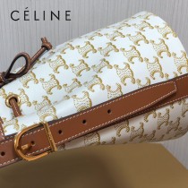 191142-02  CELINE 賽琳原單TRIOMPHE 印花抽繩包水桶包