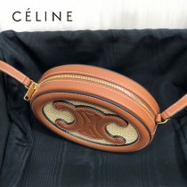 101703 CELINE 賽琳原單新款編織小月餅