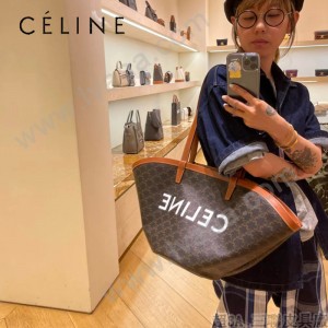 196952-02   CELINE 賽琳原單TOTE購物袋