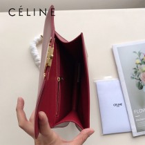 CELINE賽琳 原單BESACE TRIOMPHE亮澤牛皮革鏈條包