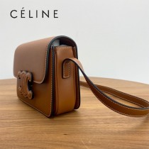 CELINE賽琳 原單新品浮雕凱旋門大號BOX 把五金logo改成浮雕皮扣log