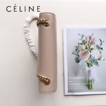 CELINE賽琳 原單BESACE TRIOMPHE亮澤牛皮革鏈條包