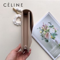 CELINE賽琳 原單BESACE TRIOMPHE亮澤牛皮革鏈條包