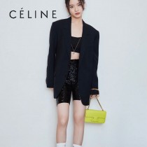 CELINE賽琳 原單春夏新款 新出皮扣链条腋下包