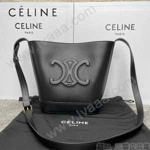 198243-01  CELINE賽琳 原單春夏新品CUIR TRIOMPHE小號光滑牛皮水桶包