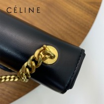 CELINE賽琳 原單春夏新款 新出皮扣链条腋下包