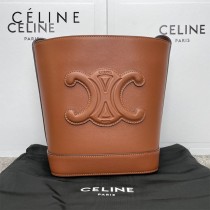 198243-02  CELINE賽琳 原單春夏新品CUIR TRIOMPHE小號光滑牛皮水桶包