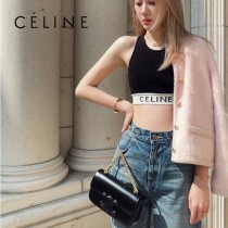 CELINE賽琳 原單春夏新款 新出皮扣链条腋下包