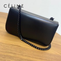 CELINE賽琳 原單春夏新款 新出皮扣链条腋下包