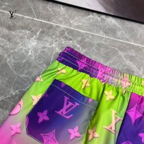 LV 夏季新款 凈版 五分褲 短褲 沙灘褲