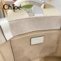 克洛伊Chloe Woody 托特包原單单宁布小號肩帶款