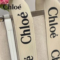 克洛伊Chloe Woody 托特包原單单宁布小號肩帶款