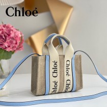 Chloe 最新原單Tote Bag Woody mini 迷你肩帶款