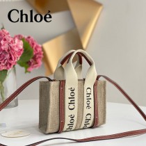 Chloe 最新原單Tote Bag Woody mini 迷你肩帶款