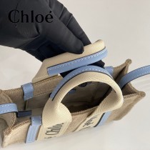 Chloe 最新原單Tote Bag Woody mini 迷你肩帶款