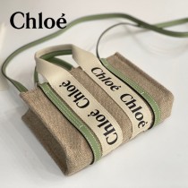 Chloe 最新原單Tote Bag Woody mini 迷你肩帶款