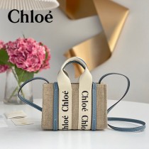 Chloe 最新原單Tote Bag Woody mini 迷你肩帶款